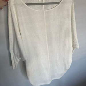 White Quarter sleeve shirt tunic